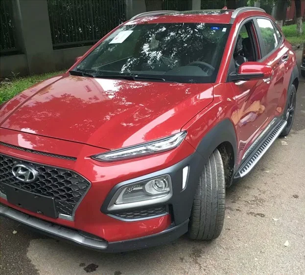 Алюминиевая Совершенно новая боковая ступенька подходит для Hyundai Kona 2018 2019