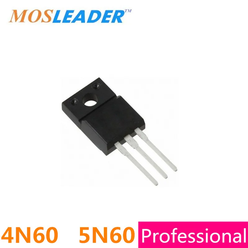 Mosleader 4N60 5N60 TO220F 100 шт. 4A 5A 600V N Channel FQPF4N60C FQPF4N60 FQPF5N60C FQPF5N60 Сделано в Китае высокое