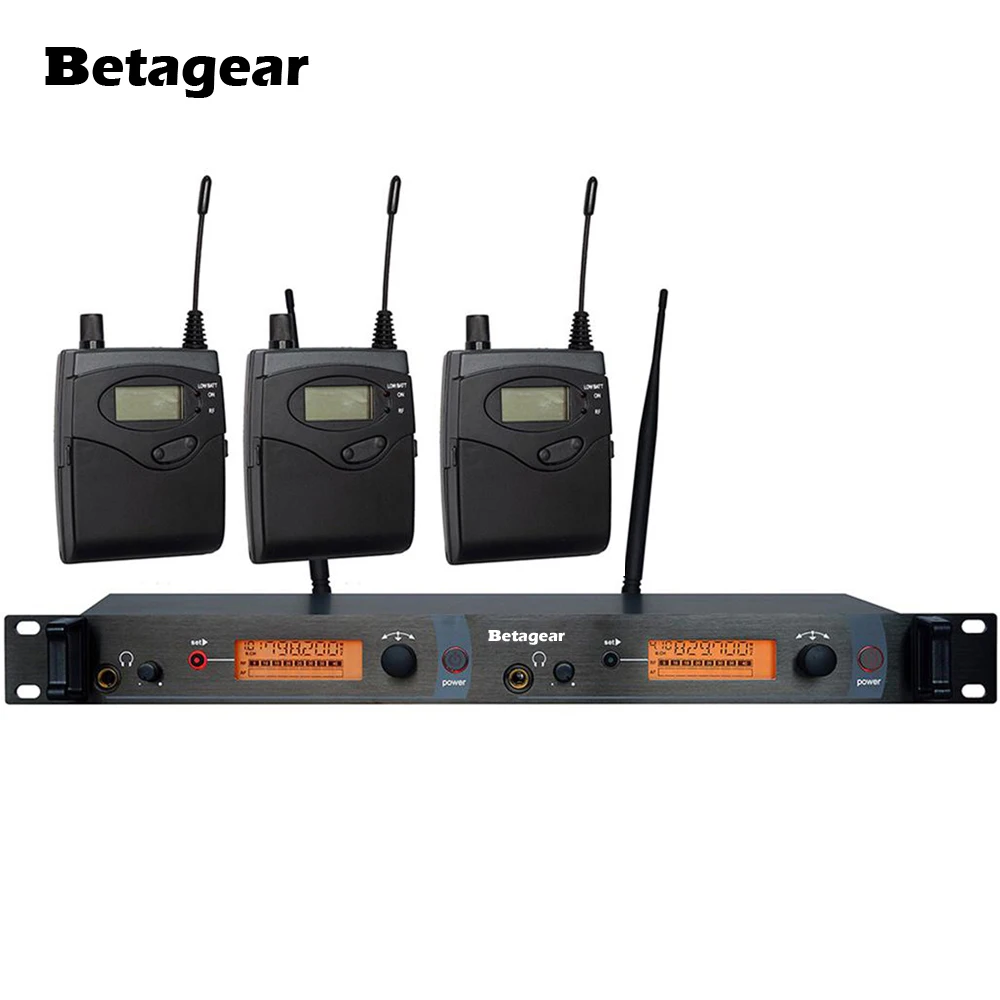 

Betagear SR2050 IEM In-Ear Monitor System Stage Monitoring System 3 Receiver Audio Profissional Sound System Pro Studio Monitor