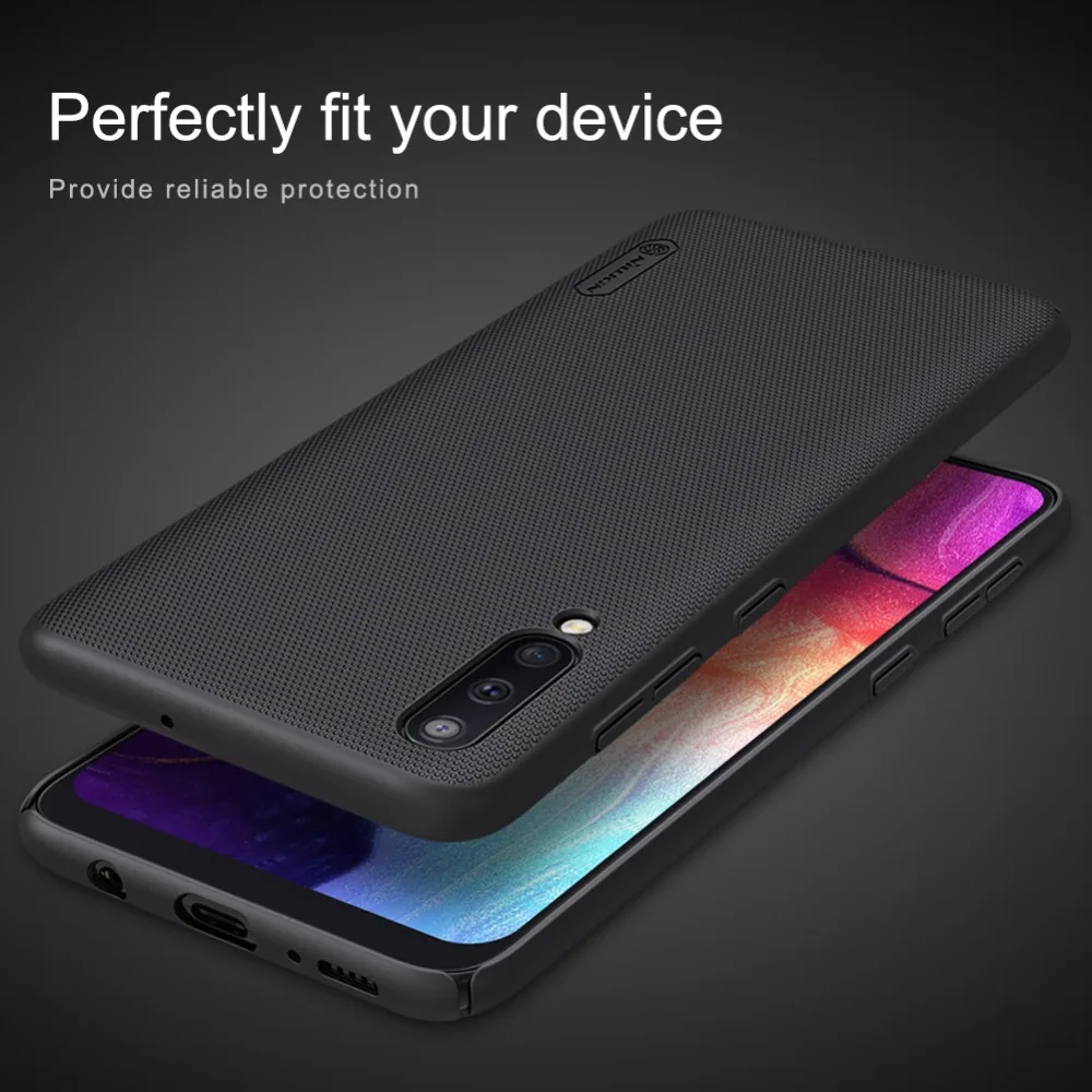 Чехол для Samsung Galaxy A50 NILLKIN матовый защитный чехол телефона Жесткий PC с держателем