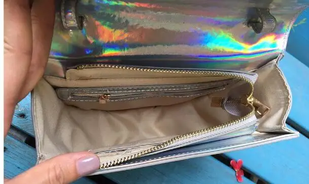 GETSRING женская сумка с лазерными металлическими ручками летняя модная 2018 сумки для