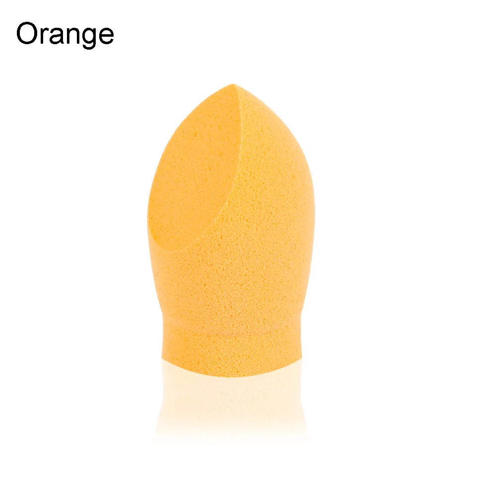 orange 1/3 шт. капли воды Форма бархат губка из микроволокна пух поверхности Косметическая пуховка для пудры основа под макияж Губка Уход за кожей лица косметический инструмент - Цвет: orange