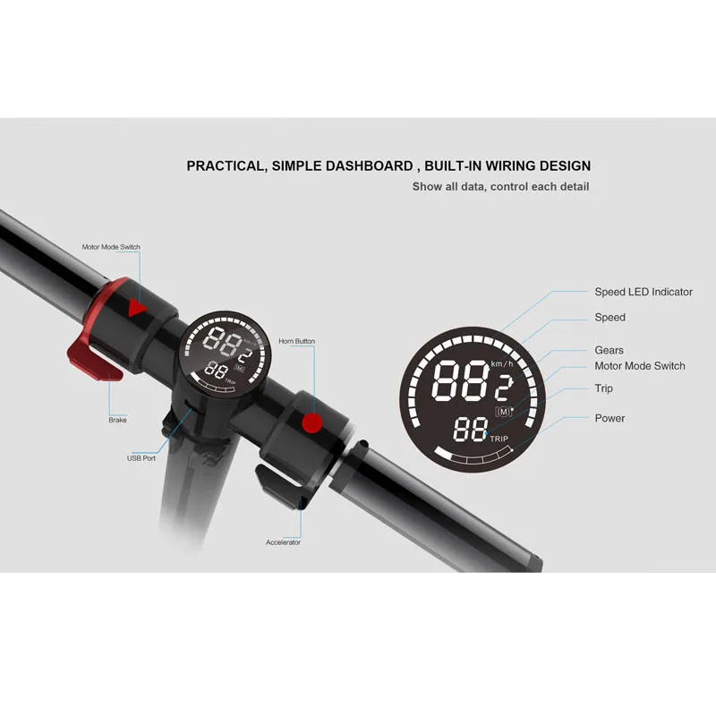 FLJ два двигателя складной электрический скутер из углеродного волокна скутеры