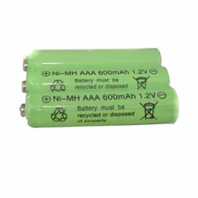 3psc/лот 1,2 v 600mah AAA игрушка с дистанционным управлением перезаряжаемая ni-mh аккумуляторная батарея AAA 1,2 V 600mAH
