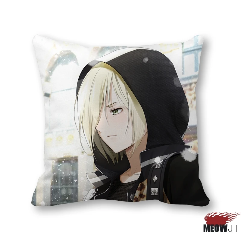 O Чехол-наволочка для подушки с рисунками из аниме "Yuri on Ice", разные размеры - Цвет: O