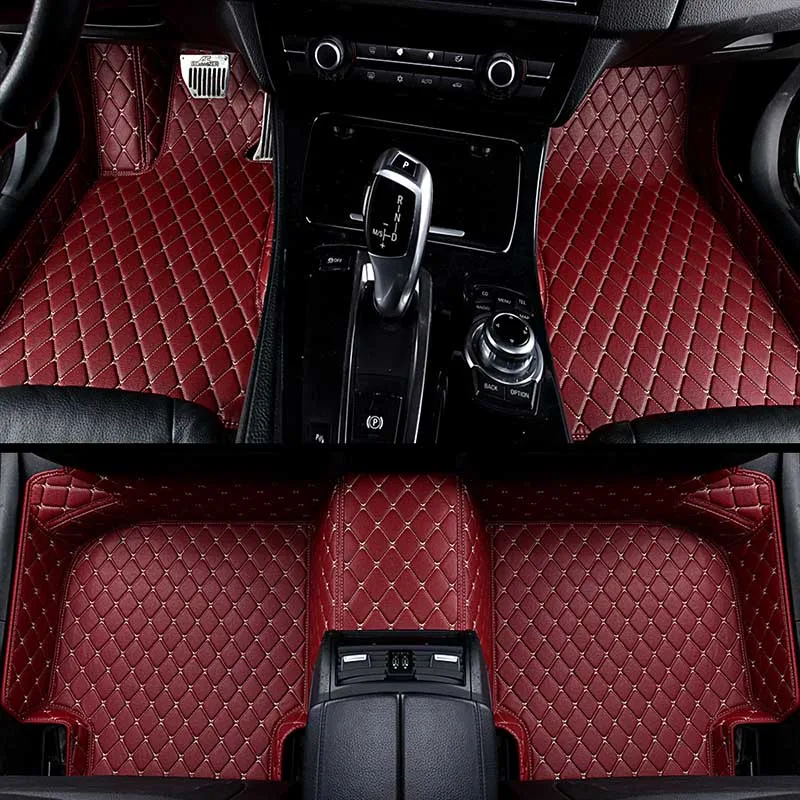 for 5 seats KADULEE индивидуальный автомобильный коврик для ног для skoda superb 3 kodiaq yeti octavia rs 1 fabia 3 karoq rapid автомобильные аксессуары - Название цвета: for 5 seats