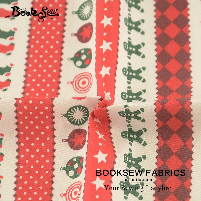 Booksew, хлопок, саржевая ткань, Рождественский дизайн, домашний текстиль, ткань для шитья, лоскутное шитье, сделай сам, Детские Поделки, подушка, простыня
