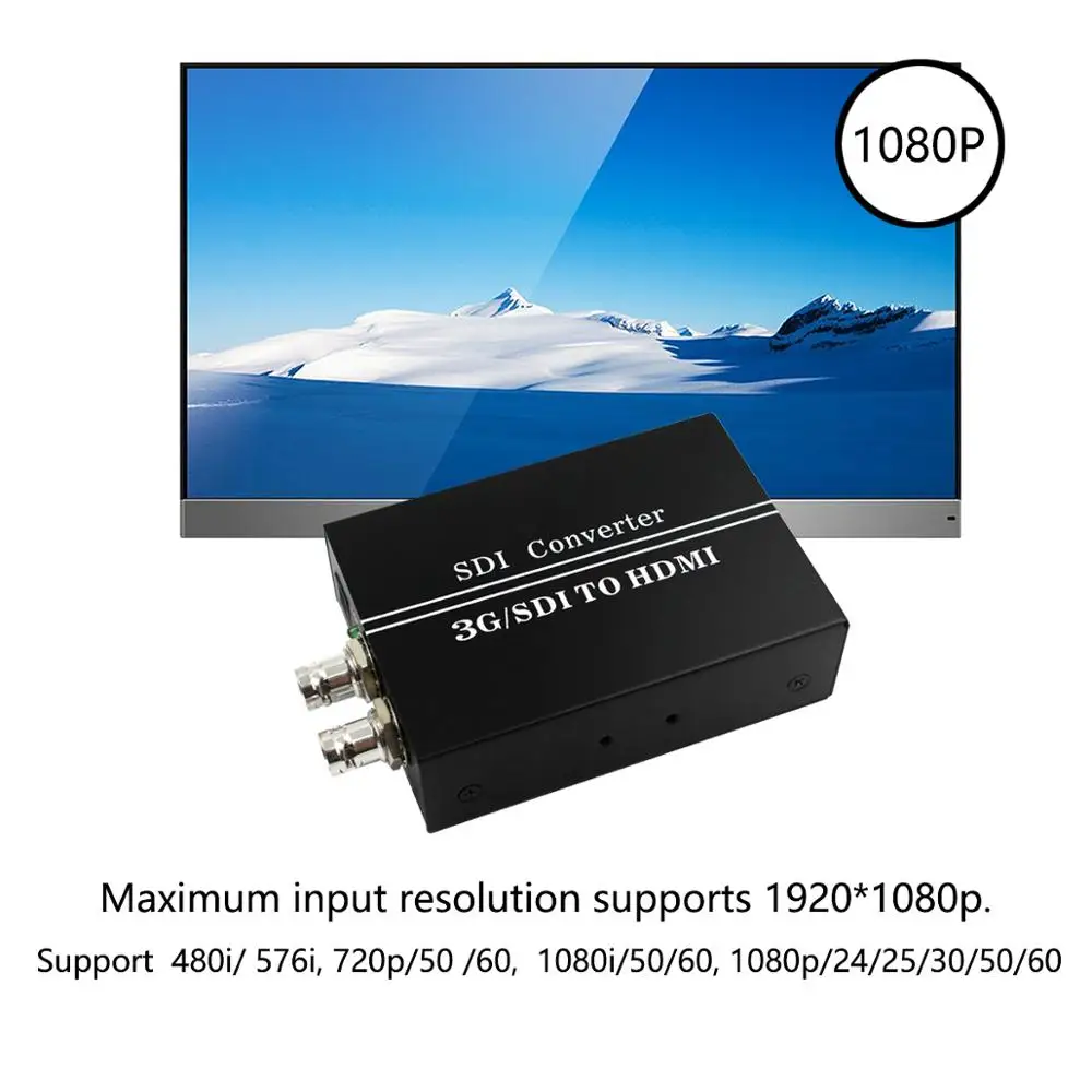 SDI к конвертеру HDMI to аудио De embedder Поддержка 3G HD SD Обнаружение формата и стерео