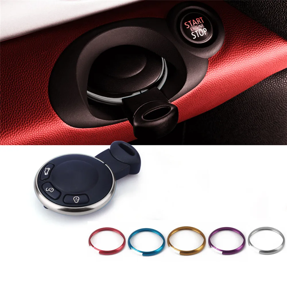 Автомобильный Стайлинг брелок из алюминиевого сплава для Mini Cooper R55 R56 R57 R58 R59 R60 R61