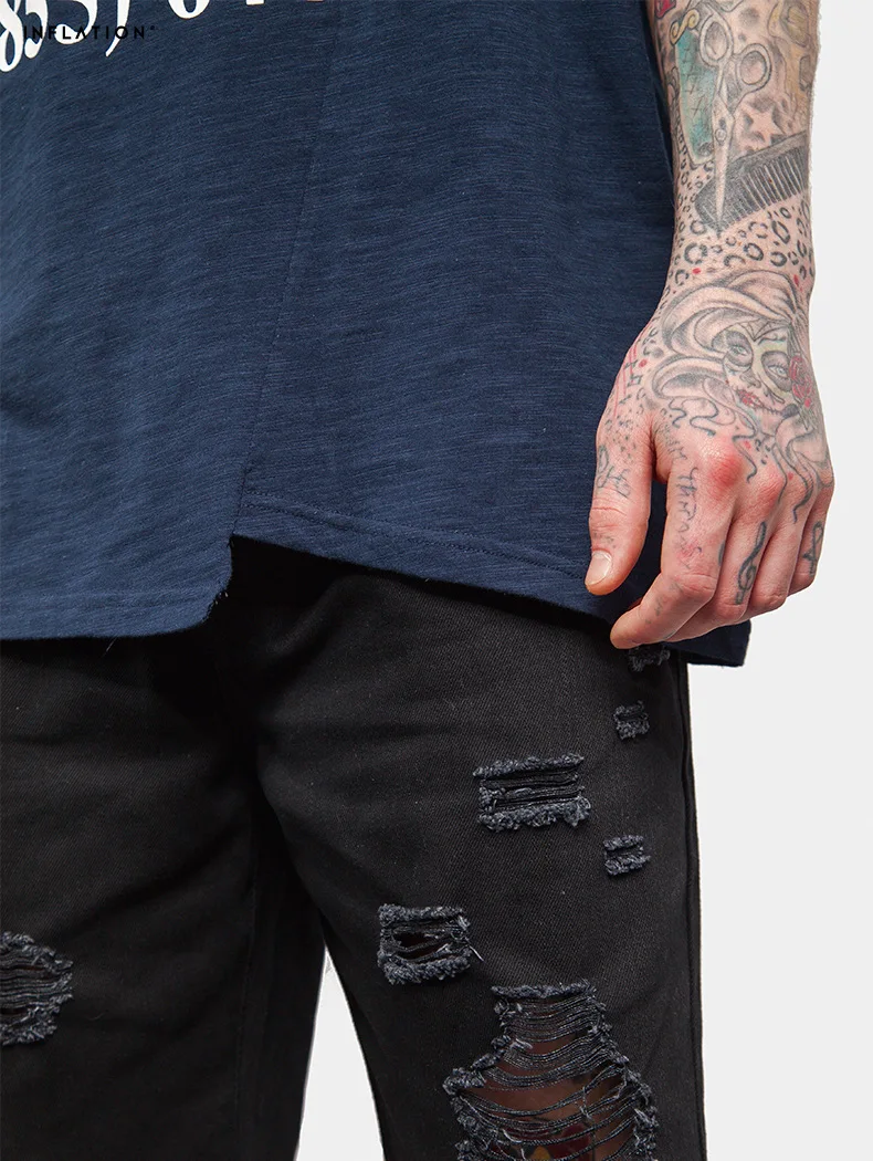 Новый 2017 весной и летом новые мужские бамбук хлопок тенденции моды нерегулярные