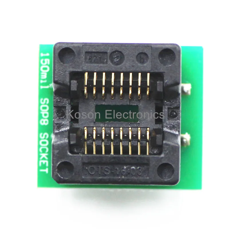 SOP16 до DIP16 поворотный SOIC16 к IC сокет программатор адаптер розетка 150 мил|turn| |