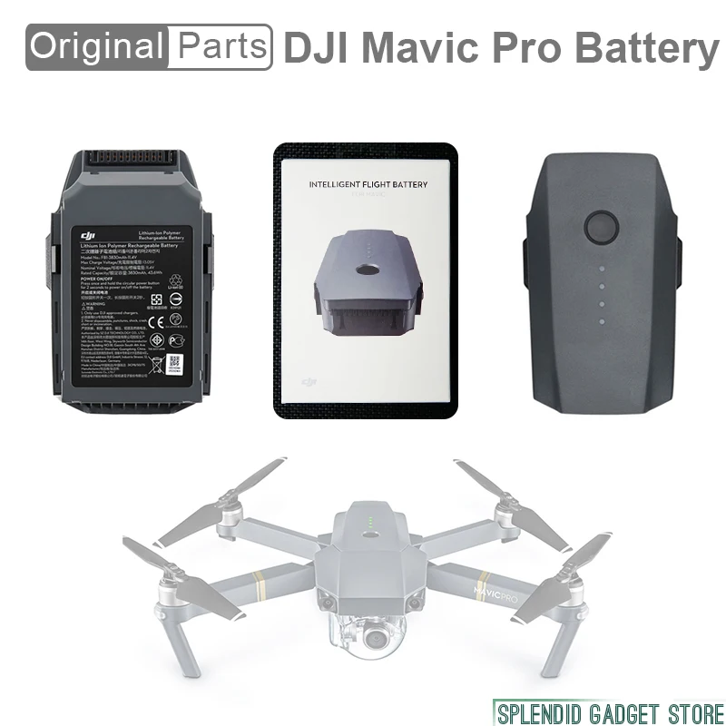 Оригинальный умный летный Аккумулятор для DJI Mavic pro Max 27 мин время полета защита от