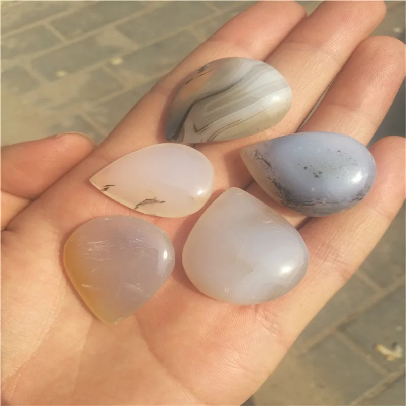 

5pcs Quartz Agates Pendant For Necklace Jewelry DIY Natural Chakra Original Crystal Stone And Minerals Carved Gemstones Gifts