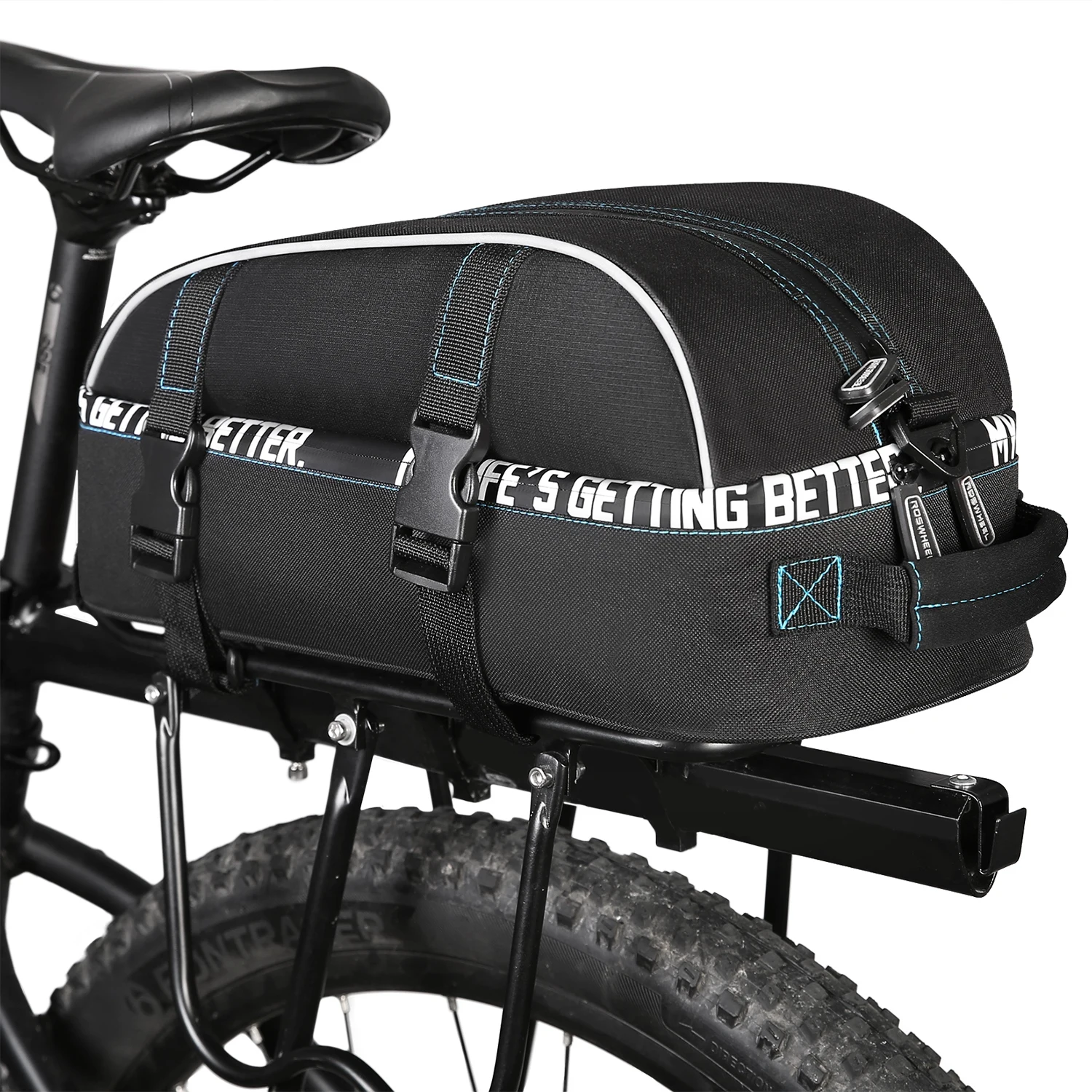 SEWS-ROSWHEEL водонепроницаемая велосипедная сумка 8л задняя стойка для велосипедной