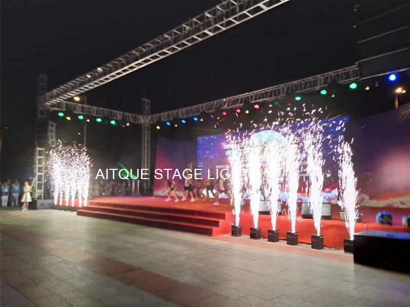 4lot New invention dmx flame tage control cold spark wedding machine Flame Fireworks | Освещение