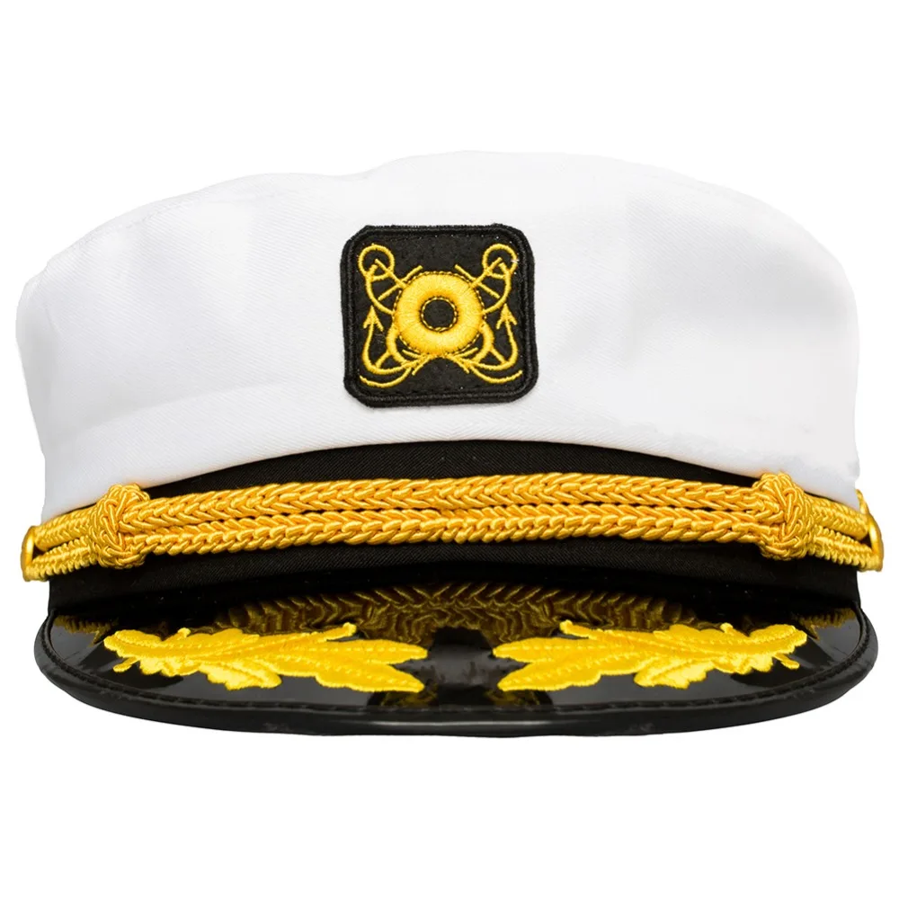 

Captain Navy Hat Stage Performance Cap Sailor Military Hat For Adult Men Women