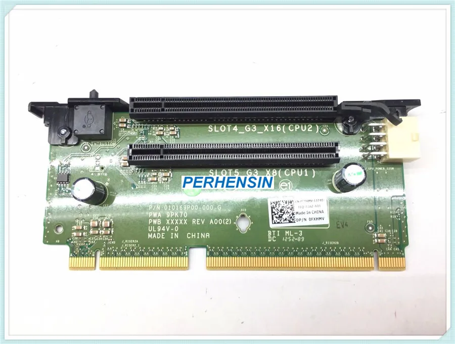 

original For Dell FXHMV 0FXHMV Riser Card For PowerEdge R720 R720XD