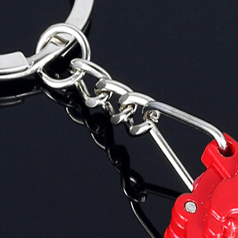 Модные Металл тормозной диск брелок вращающихся колеса кулон большой Для