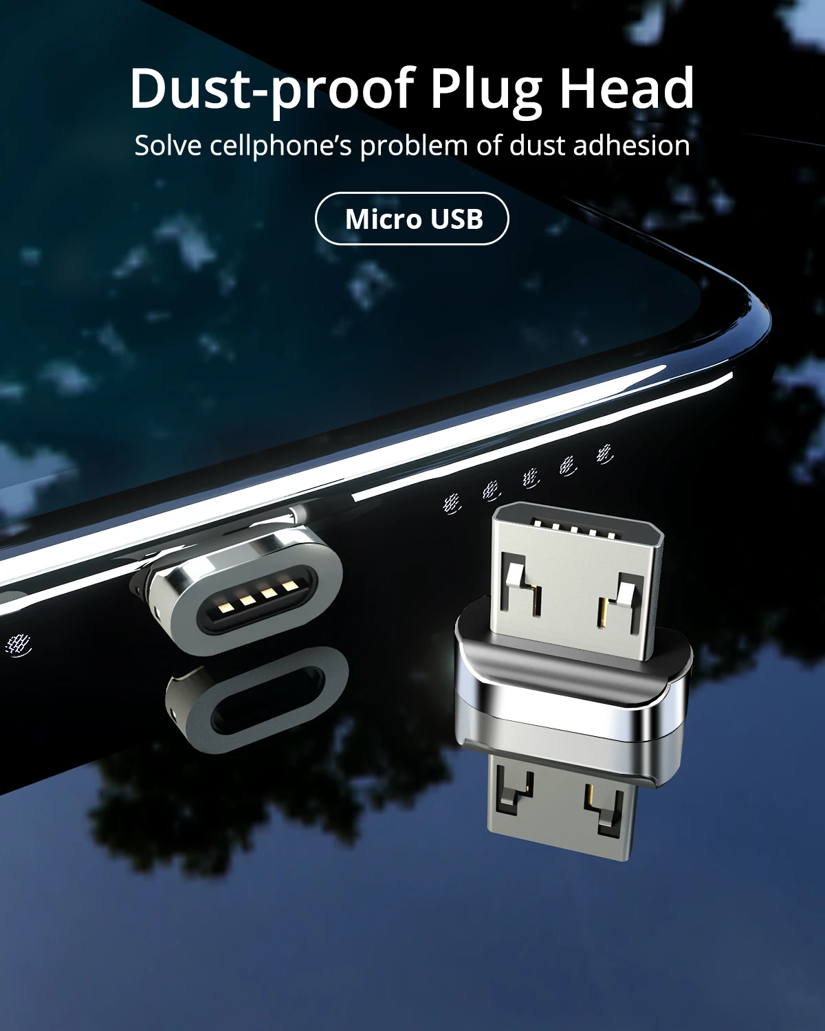 GUUGEI Магнитный кабель Micro USB кабель 3A Быстрая зарядка зарядный шнур Android кабель для передачи данных для мобильного телефона светодиодный индикатор шнур синхронизации