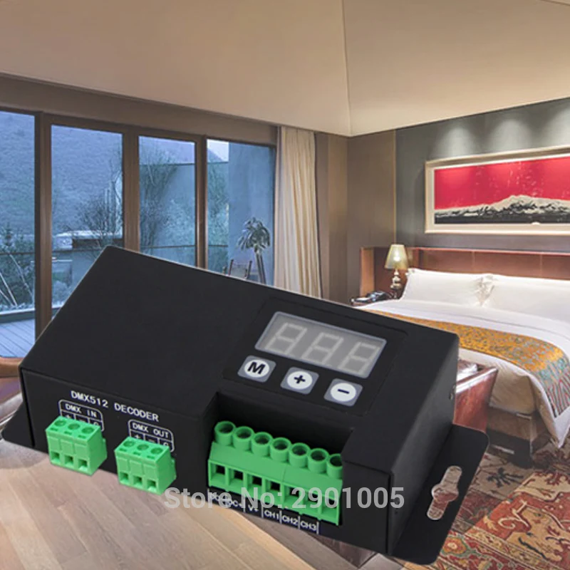 Новый декодер постоянного напряжения DMX512 3CH входной сигнал DMX512/1990 светодиодный