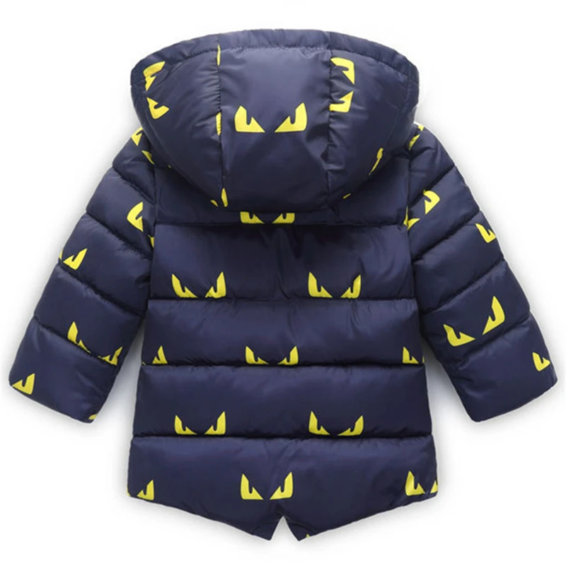 Модные детские куртки для мальчиков зимнее пуховое пальто 2018 маленьких девочек