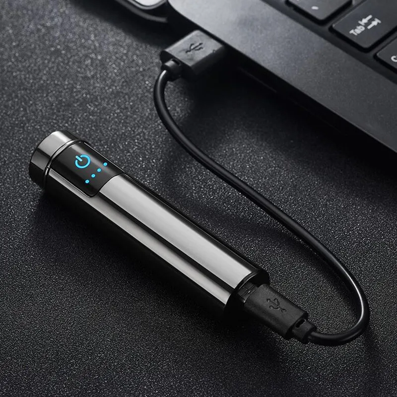 Модная зарядка через USB сенсорный датчик переключатель сигарета плазменная