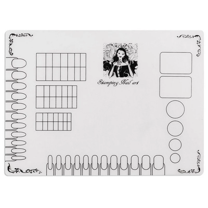 Fashion Beauty Sale Mat 40*30cm Art Box Promotion Stamping Nail Pad Manicure Foldable Mb | Красота и здоровье