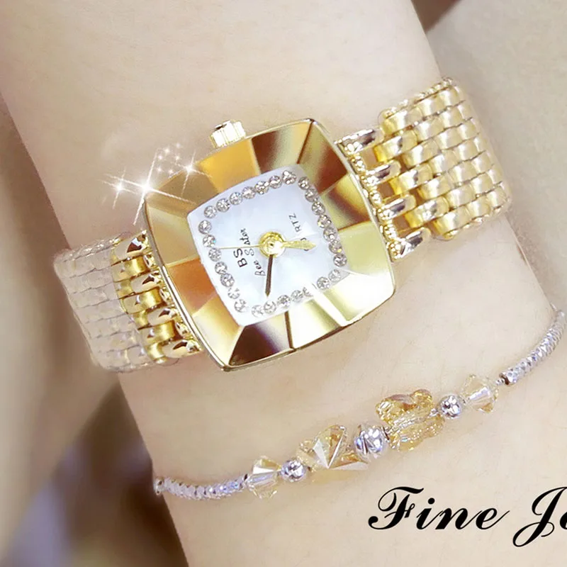 Женские кварцевые часы Reloj Mujer наручные с квадратным циферблатом роскошные