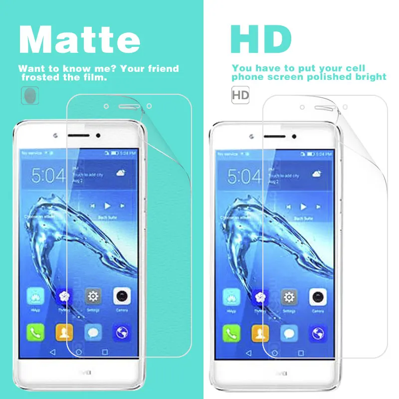 Антибликовая матовая пленка для Huawei Enjoy 6s 5 в DIG AL00 TL10 HD прозрачная глянцевая
