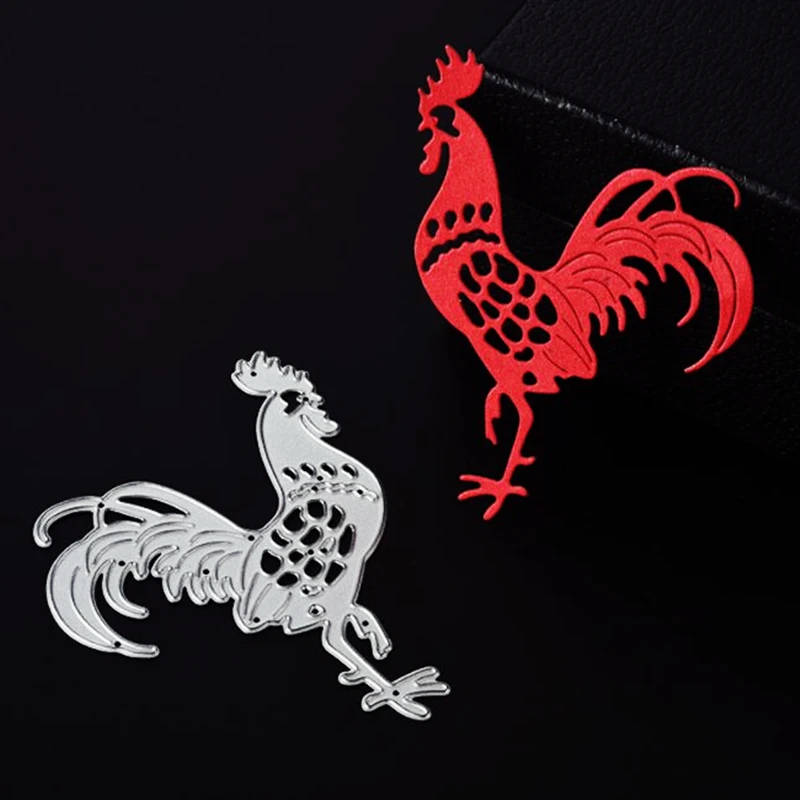

SCD371 Big Cock Metal Cutting Dies For Scrapbooking Stencils DIY Album Cards Decoration Embossing Folder Craft Die Cuts New