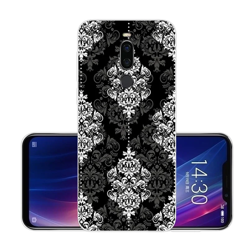 Soft TPU for Meizu X8 Full Protection Phone Cases 6.2 inch X 8 Shell Clear Silicone Ultra Thin Marbles Back Cover |