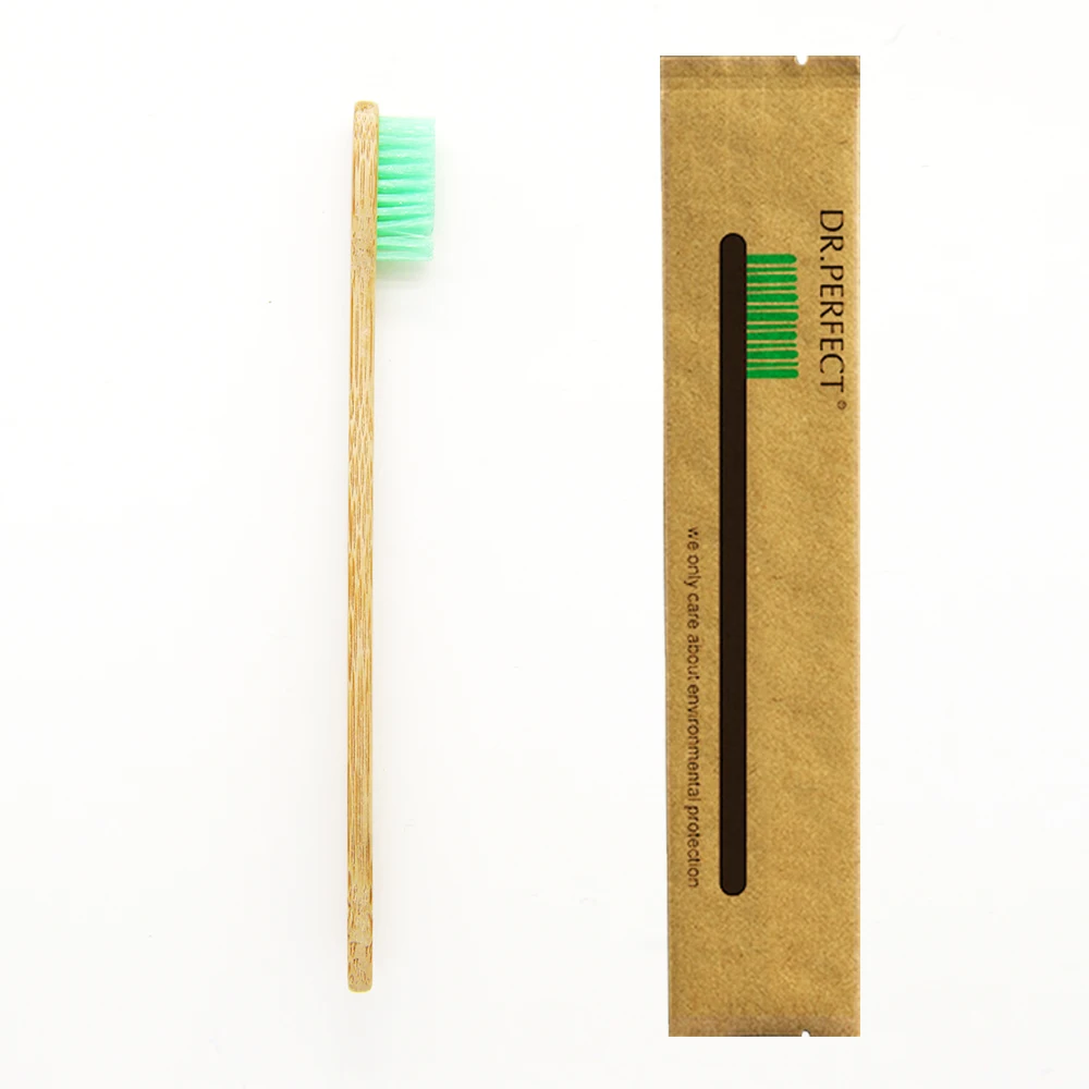 1 шт. 100% Бамбуковая зубная щетка деревянная новинка бамбуковая мягкая щетина из