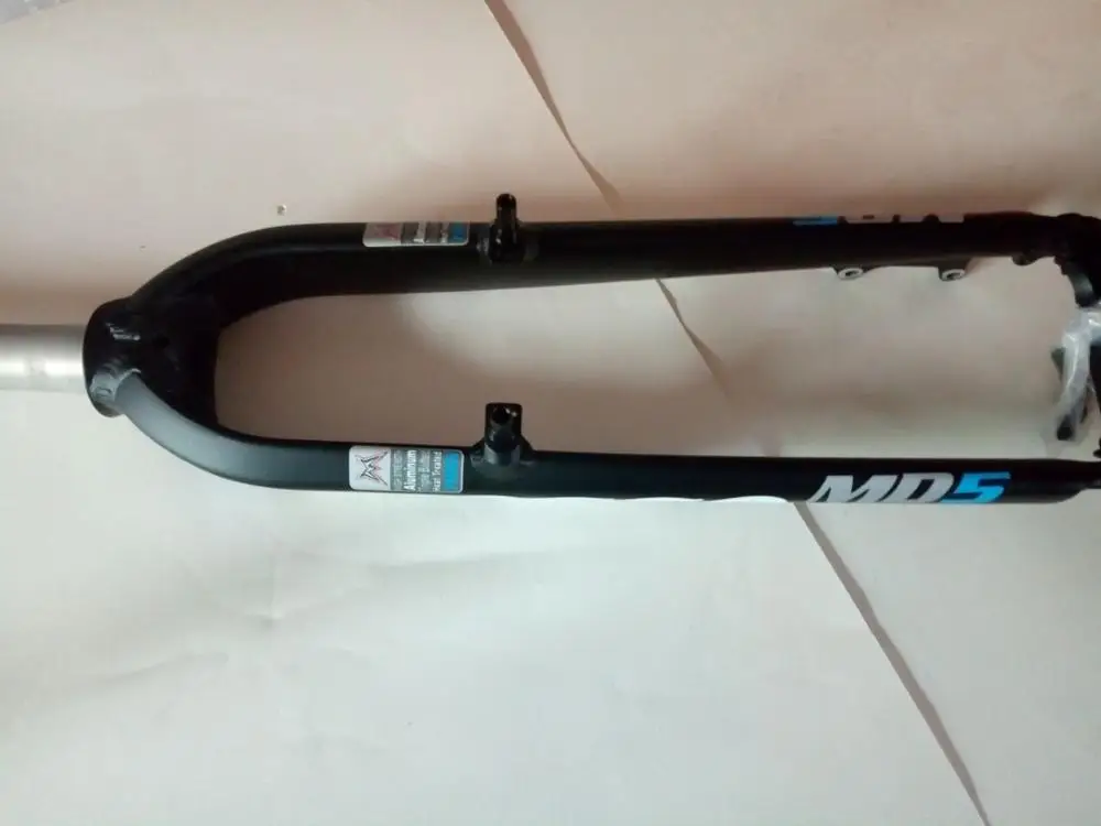 Mosso M6 M5E M5EV M3 дорожный MTB Горный для дисковых и V тормозных вилок 2" 27,5" 2" велосипед Передняя жесткая вилка Обновление от FK26-MD2 MD5 - Цвет: MD5 black blue