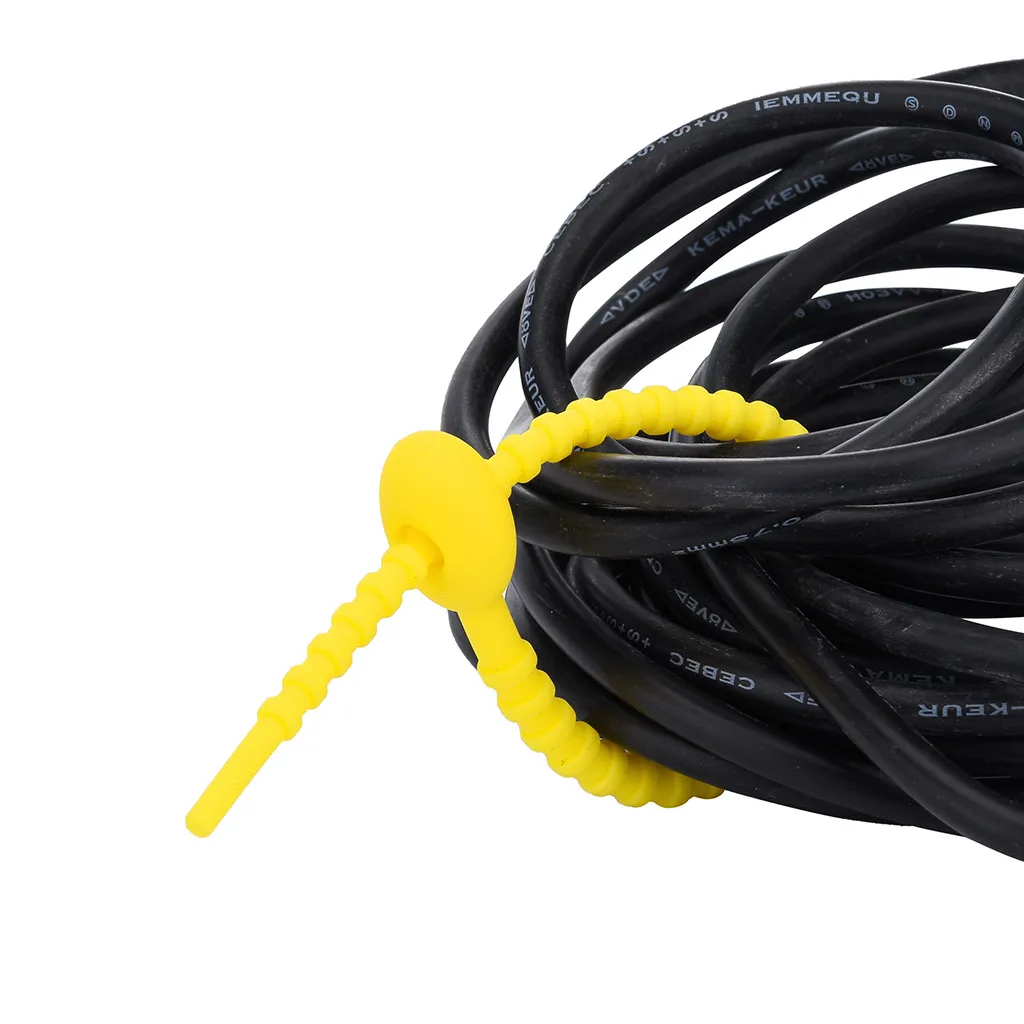 4 шт. многоразовые силиконовые органайзеры для кабелей| |