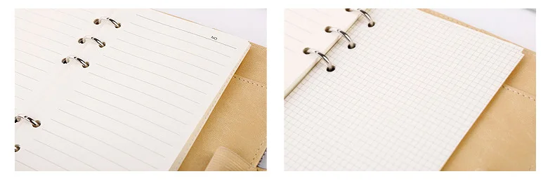 Канцелярский лист Pippie notebook A6 с шестью отверстиями матричный блокнот в сетку Многофункциональный личный дневник/план недели/программа для путешествий
