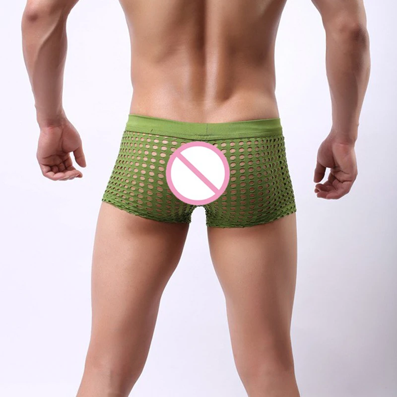 Сексуальное мужское полупрозрачное нижнее белье u выпуклая сумка прозрачные