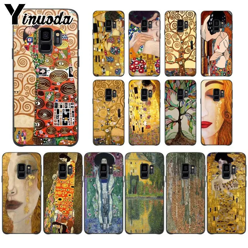 Чехол для телефона Yinuoda kissing Gustav Klimt Tree Life чехол Samsung Galaxy s9 s8 plus note8 note9 s7 S10plus
