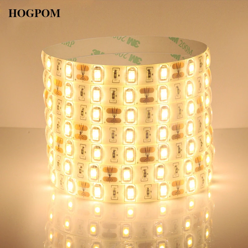 5 м 1 рулон водостойкая RGB СВЕТОДИОДНАЯ лента SMD 5630 светодио дный 60 led s/M лампа для