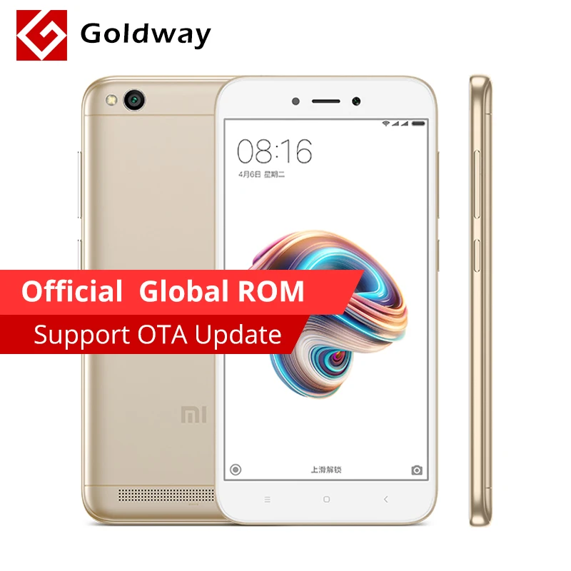 Оригинальный Xiaomi Redmi 5A 5 A Мобильный телефон 3 Гб оперативная память 32 Встроенная