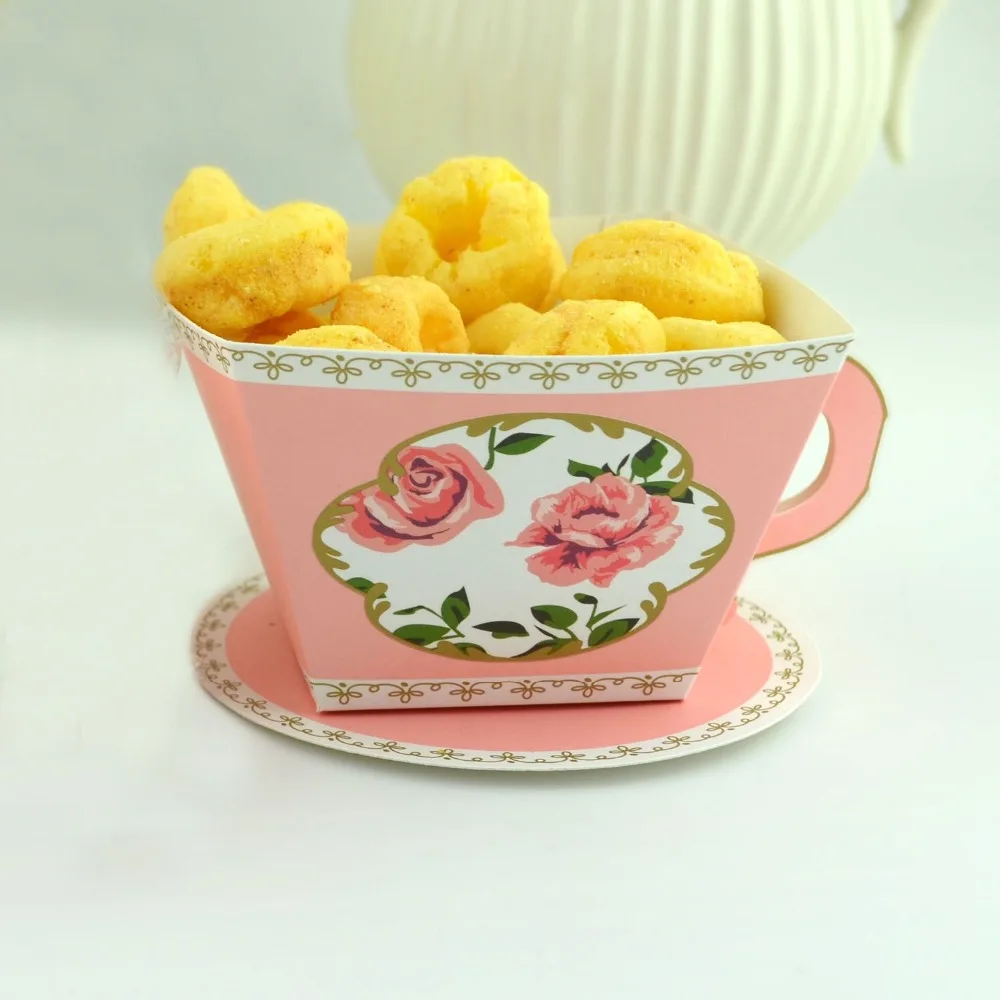100 шт. мини чайник чашки творческий DIY десерт Кондитерские конфеты Коробки