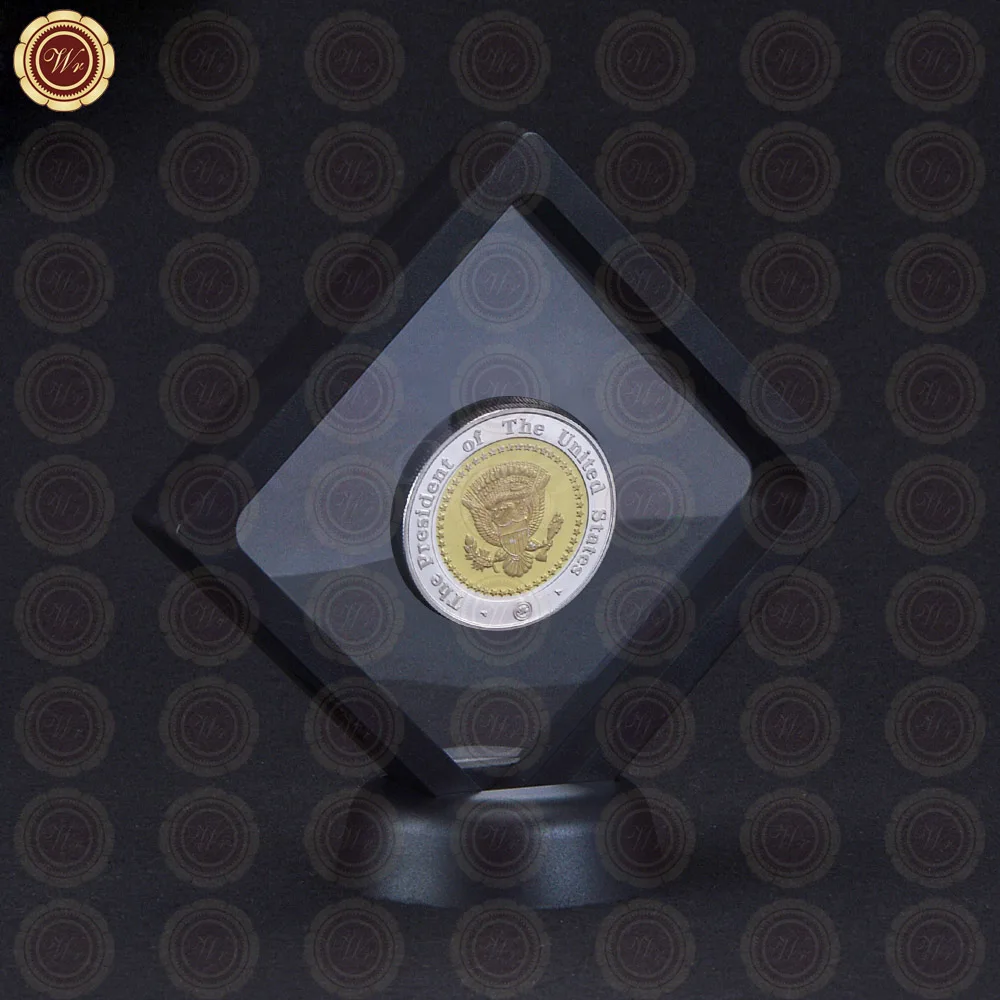 WR идеи подарка для мужчин качественная металлическая монета 999 Посеребренная