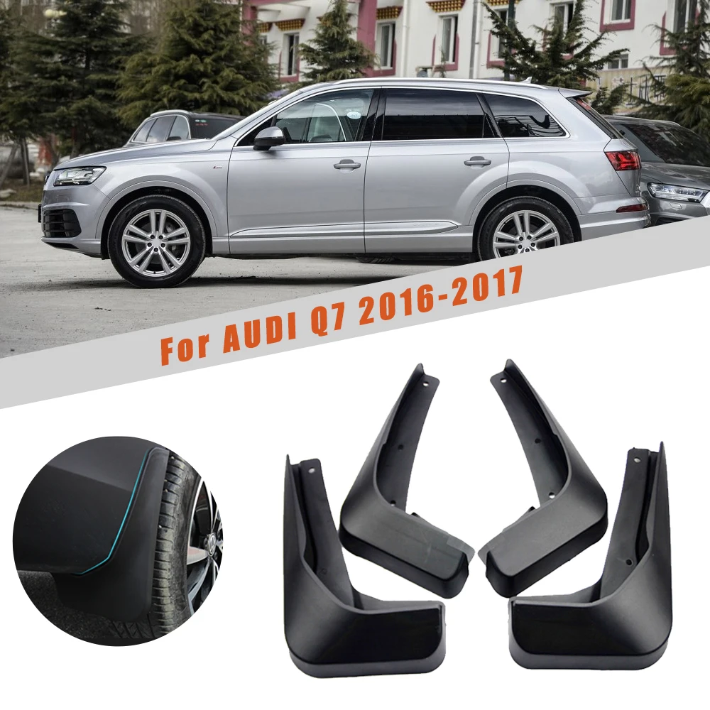 Передние и задние брызговики для Audi Q7 2016 2017 автомобиля защитные отражающие