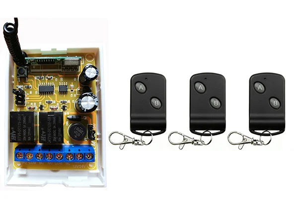 DC12V DC24V 2CH реле Беспроводной дистанционного Управление переключатель приемник