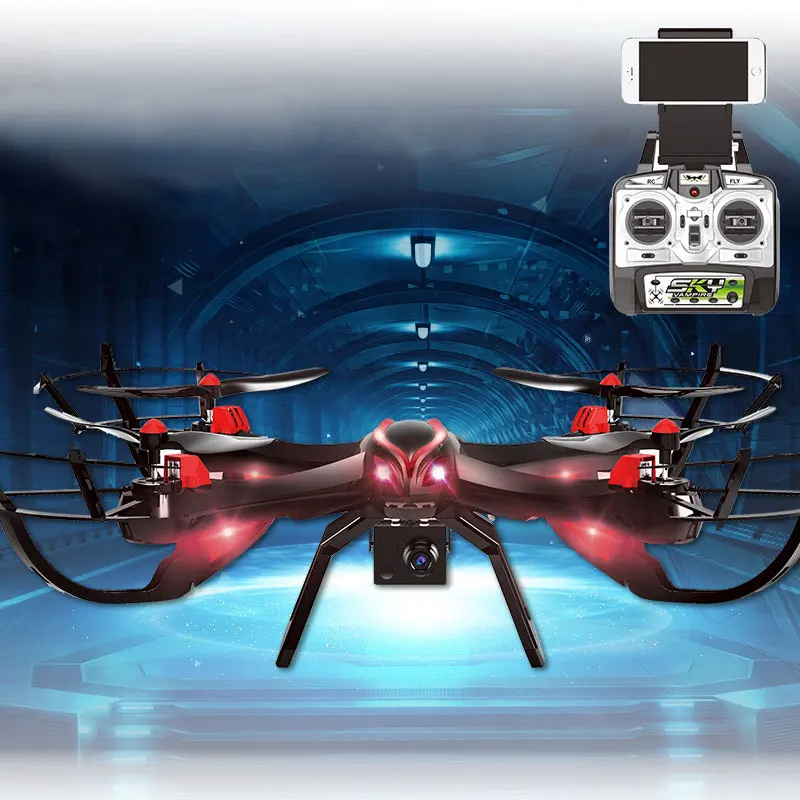 Профессиональный 1327 Радиоуправляемый Дрон с HD камерой 2 4G 4CH WIFI FPV передача в