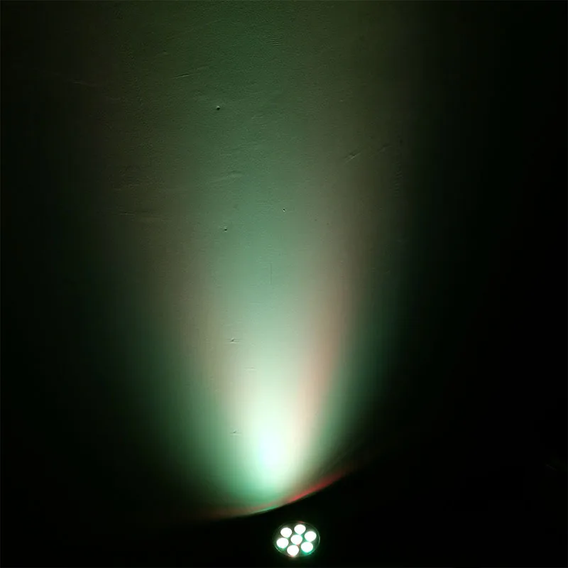 Быстрая доставка LED Wash 7x18 Вт RGBWA + UV Moving Head Lighting 6in1 BGBWA для диско DJ KTV 12/16DMX каналов SHEHDS