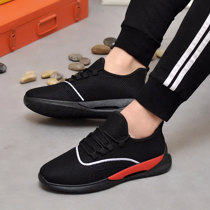SexeMara Jogging Travel Shoes Men Sneakers Breathable Casual Shoe Women Mesh Flats Mens Lightweight Couple Footwear Unisex | Обувь