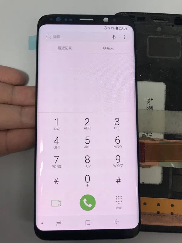ЖК-дисплей для Samsung Galaxy S8 G950 G950f с рамкой, сенсорный экран, дигитайзер, супер AMOLED