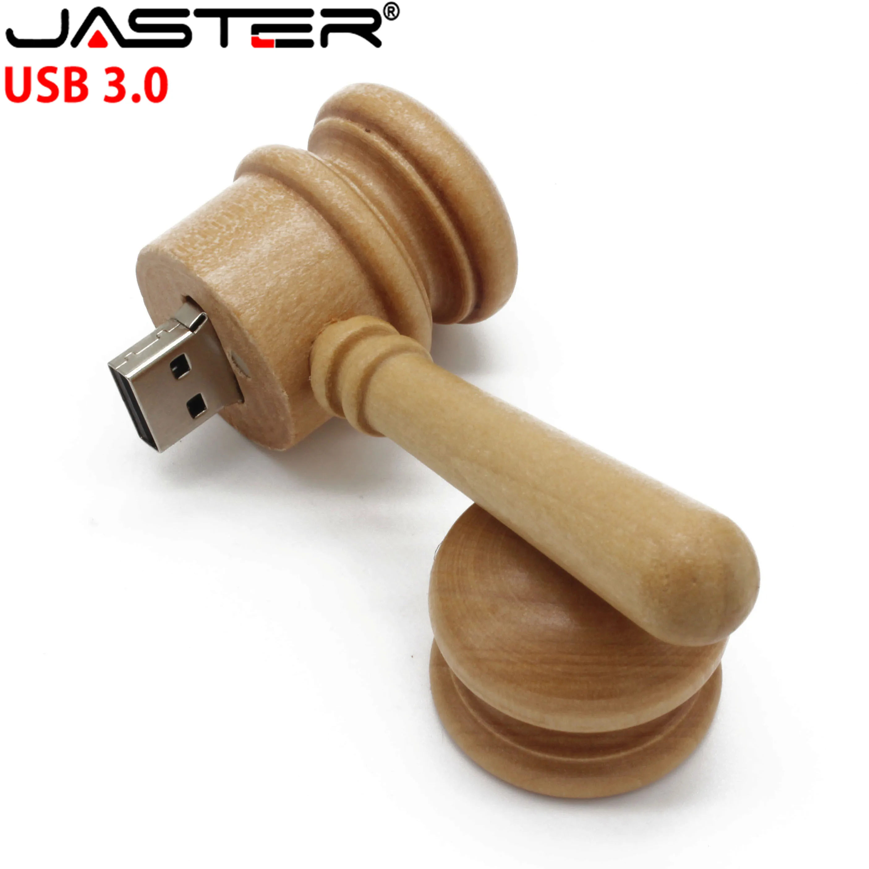 USB флеш-накопитель JASTER 3 0 с деревянным молотком 4 ГБ 8 16 32 64 | Компьютеры и офис