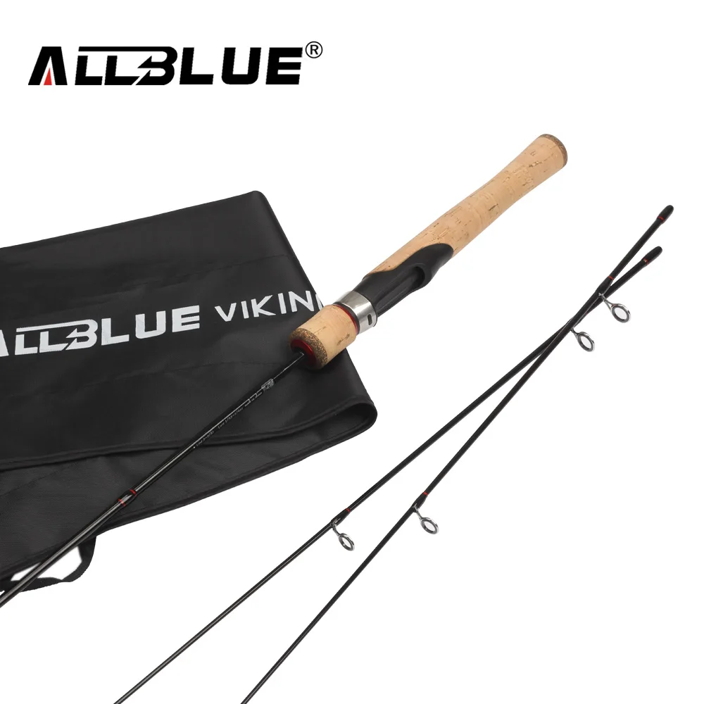 Спиннинг ALLBLUE Viking Удочка с 2 наконечниками Ultralight 1 68 м 1/32 унций 8 фунтов карбоновая