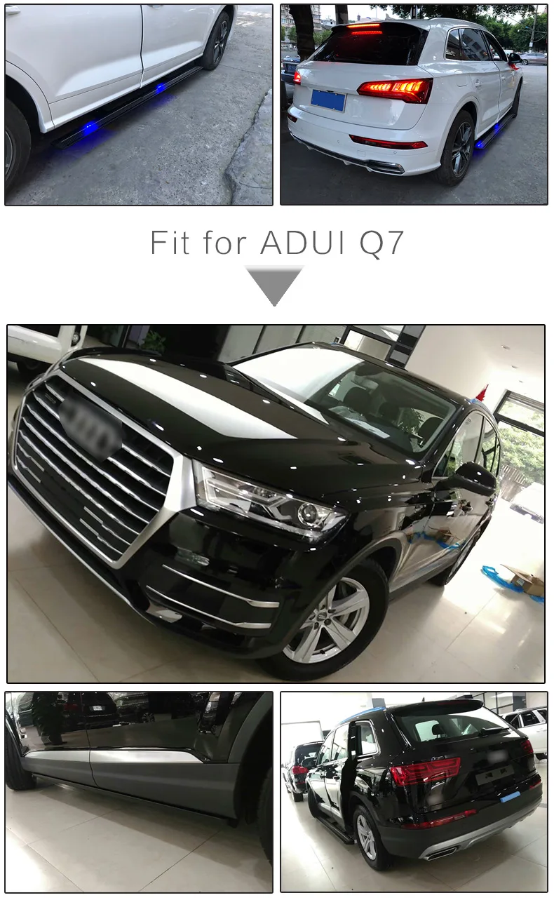 Горячая сторона шаг бег доска nerf бар для audi Q7 Q8 Q5L Q3 Q5 IATF16949 качество поставщика, SUV speciali